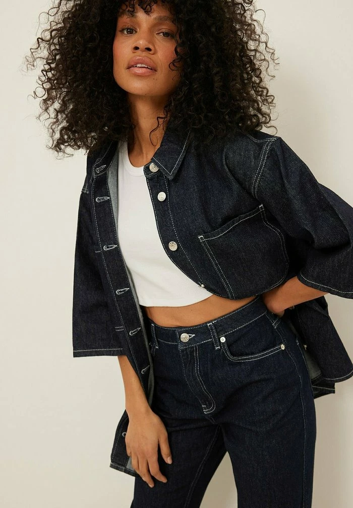 NA-KD OVERSIZE - Veste En Jean - Blue 3 NA-KD OVERSIZE - Veste En Jean - Blue – Image 3