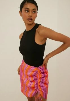 NA-KD Jupe Trapèze - Summer Print