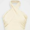 NA-KD CROSSOVER HALTERNECK - Débardeur - Beige -NA-KD Soldes Magasin d8d00aad94b94bd78f202733c99024eb