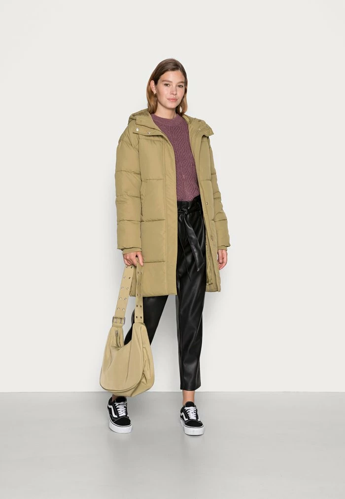 NA-KD PADDED LONG JACKET - Veste D'hiver - Green 2 NA-KD PADDED LONG JACKET - Veste D'hiver - Green – Image 2