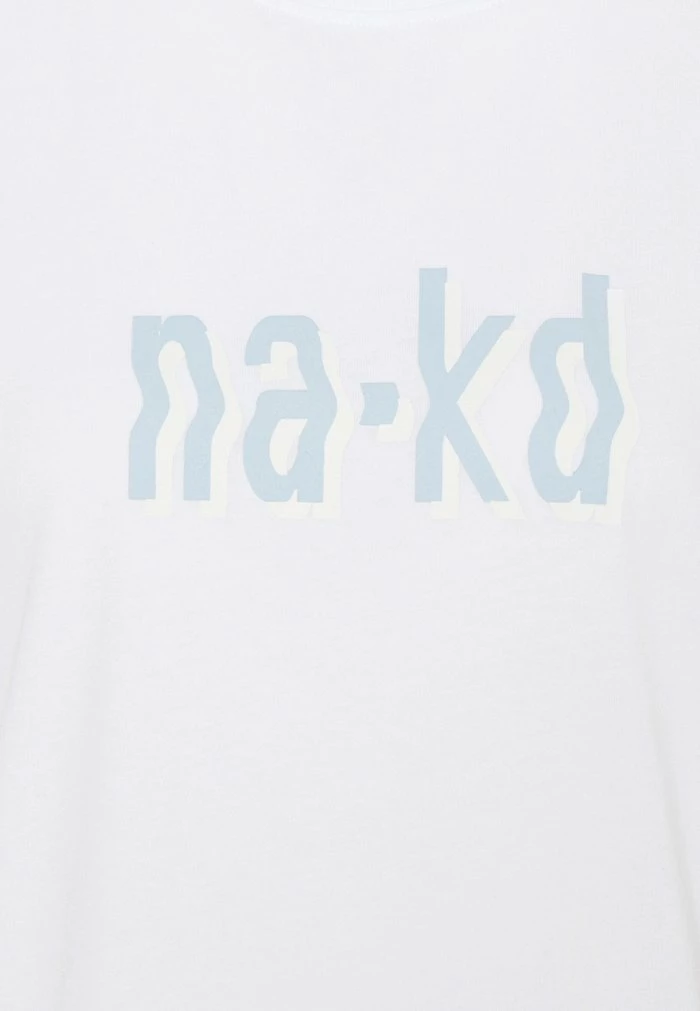 NA-KD T-shirt Imprimé - White 3 NA-KD T-shirt Imprimé - White – Image 3