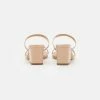 NA-KD SQUARED TWO STRAP - Mules à Talons - Beige -NA-KD Soldes Magasin db69c5e3a0464a40b5babc69351cfe9d