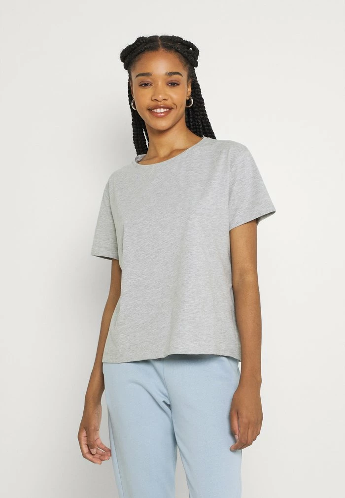 NA-KD TEE 2 PACK - T-shirt Basique - Black/grey 2 NA-KD TEE 2 PACK - T-shirt Basique - Black/grey – Image 2