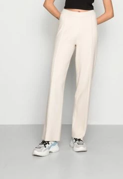 NA-KD STRAIGHT PANTS - Pantalon Classique - Offwhite