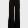 NA-KD PLEATED LONG - Jean Boyfriend - Black -NA-KD Soldes Magasin e05b868178ba414fb5c8b6b117e37d17