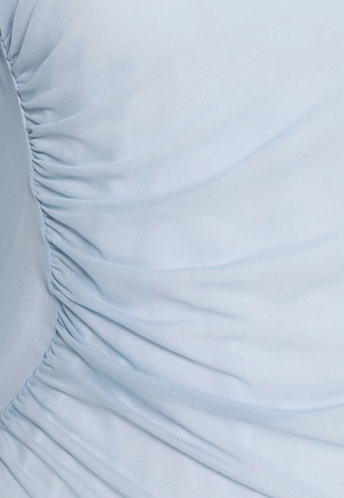 NA-KD ASYMMETRIC GATHERED - T-shirt à Manches Longues - Blue 8 NA-KD ASYMMETRIC GATHERED - T-shirt à Manches Longues - Blue – Image 8