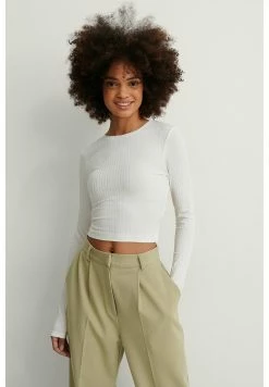 NA-KD T-shirt à Manches Longues - Offwhite