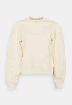 NA-KD PUFF SLEEVE - Sweatshirt - Beige
