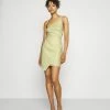 NA-KD MINI DRESS - Robe De Soirée - Dusty Yellow -NA-KD Soldes Magasin e508703767474c99b327417f06574253
