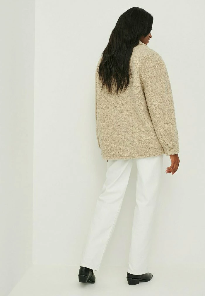 NA-KD Veste D'hiver - Beige 3 NA-KD Veste D'hiver - Beige – Image 3