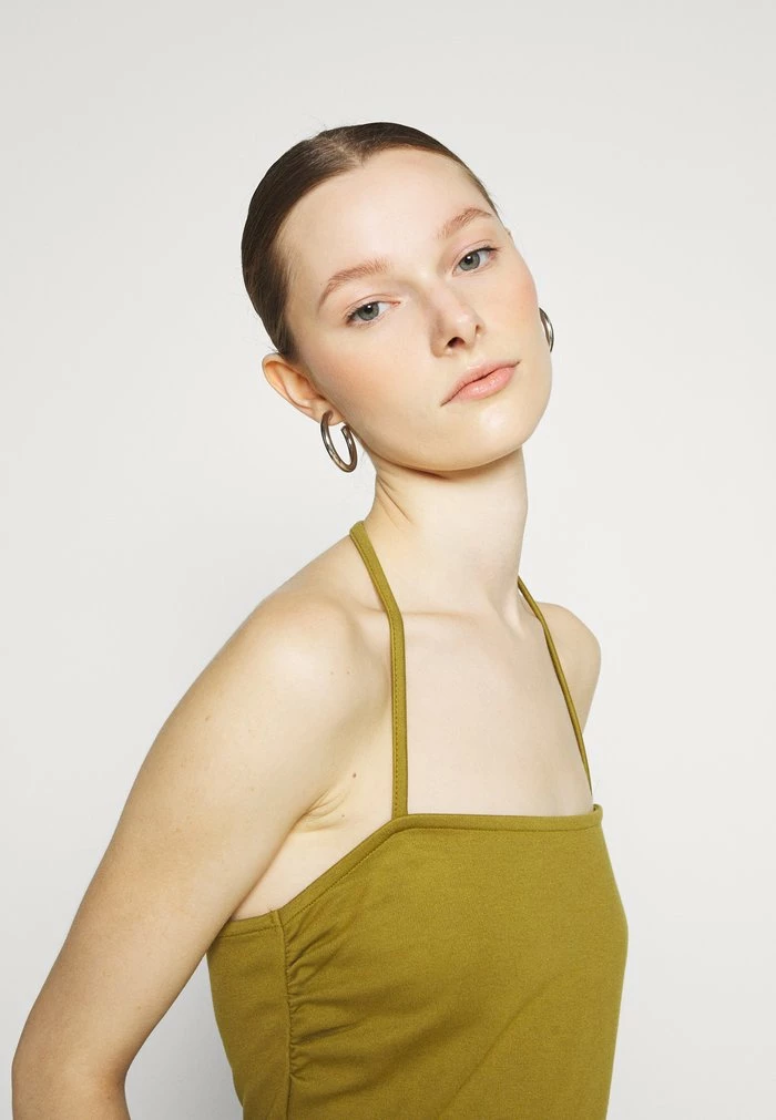 NA-KD THIN STRAP SINGLET - Débardeur - Green 4 NA-KD THIN STRAP SINGLET - Débardeur - Green – Image 4