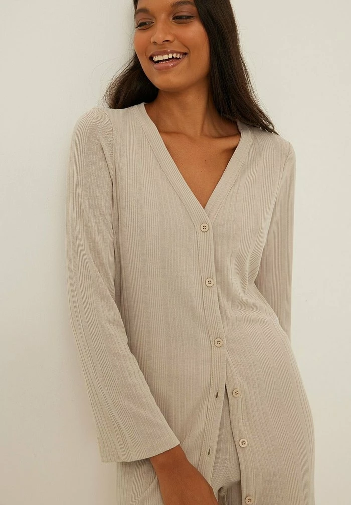 NA-KD Gilet - Beige 1 NA-KD Gilet - Beige