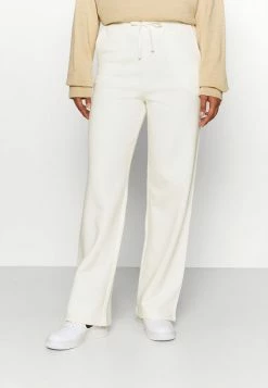 NA-KD STRAIGHT PANTS - Pantalon De Survêtement - Off White