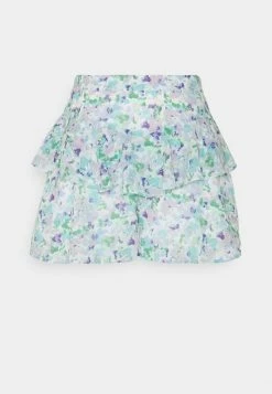 PAMELA REIF X NA-KD - FRILL DETAIL - Short - Blue