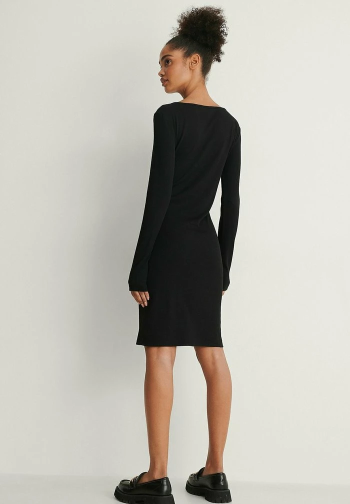 NA-KD Robe De Jour - Black 3 NA-KD Robe De Jour - Black – Image 3