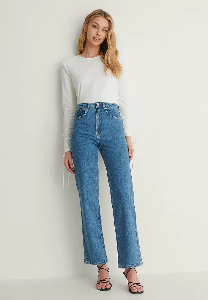 NA-KD SHOULDER PADDED - T-shirt à Manches Longues - White 2 NA-KD SHOULDER PADDED - T-shirt à Manches Longues - White – Image 2