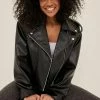 NA-KD Veste En Similicuir - Black -NA-KD Soldes Magasin ecdb756c282e4d219c9060488e4cf47c