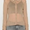 NA-KD SHIRT - Blouse - Dark Beige -NA-KD Soldes Magasin eda14dc5b3a14417afa12ecd9357d721