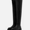 NA-KD PROFILE BOOTS - Cuissardes - Black -NA-KD Soldes Magasin edf280c79f654f5fbba5dbdea00e412a