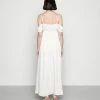 NA-KD OFF SHOULDER RECYCLED DRESS - Robe Longue - White -NA-KD Soldes Magasin eed4fe92def14817a93595220e05f388