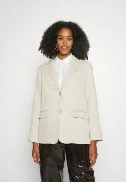 NA-KD OVERSIZED TWILL BLAZER - Blazer - Sand