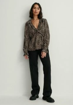 NA-KD Blouse - Brown