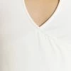 NA-KD KEYHOLE CROPPED - T-shirt à Manches Longues - White -NA-KD Soldes Magasin f08c3a224bfa4599bc080022ca55f3bf