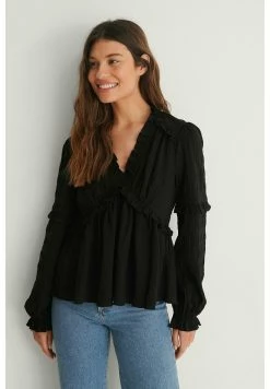 NA-KD Blouse - Black