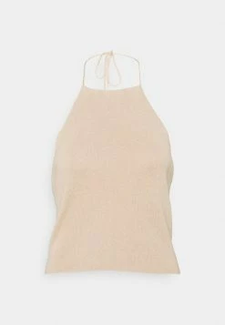 NA-KD MATIAMU BY SOFIA DEEP BACK - Débardeur - Beige