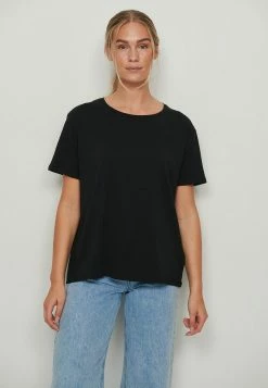 NA-KD 2-PACK ORGANIC OVERSIZED - T-shirt Basique - Black/black