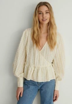 NA-KD Blouse - Cream