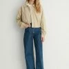 NA-KD MIT ELASTISCHEM BUND - Blouson Bomber - Light Beige -NA-KD Soldes Magasin f23270a917c840f9b312e05f00498879