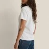 NA-KD MIT RUNDEM AUSSCHNITT - T-shirt Basique - White -NA-KD Soldes Magasin f28e5f09b9f34ef68061ee27f924605c