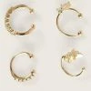 NA-KD SET - Boucles D'oreilles - Gold -NA-KD Soldes Magasin f2d37306168740c697992261b34ba91e