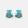 NA-KD TRANSPARENT ANGULAR HEELS - Mules à Talons - Turquoise 9 NA-KD TRANSPARENT ANGULAR HEELS - Mules à Talons - Turquoise -NA-KD Soldes Magasin f34bda055f594b7ca5f72dd756987f4f