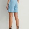 NA-KD Short - Dusty Blue -NA-KD Soldes Magasin f34d6c800e694d30adf9b100d6eedbd3