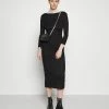 NA-KD DEEP BACK MIDI DRESS - Robe Fourreau - Black 10 NA-KD DEEP BACK MIDI DRESS - Robe Fourreau - Black -NA-KD Soldes Magasin f5fac67e1df0442eb6fdf76c0d165de0