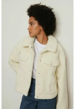 NA-KD Veste Polaire - Offwhite