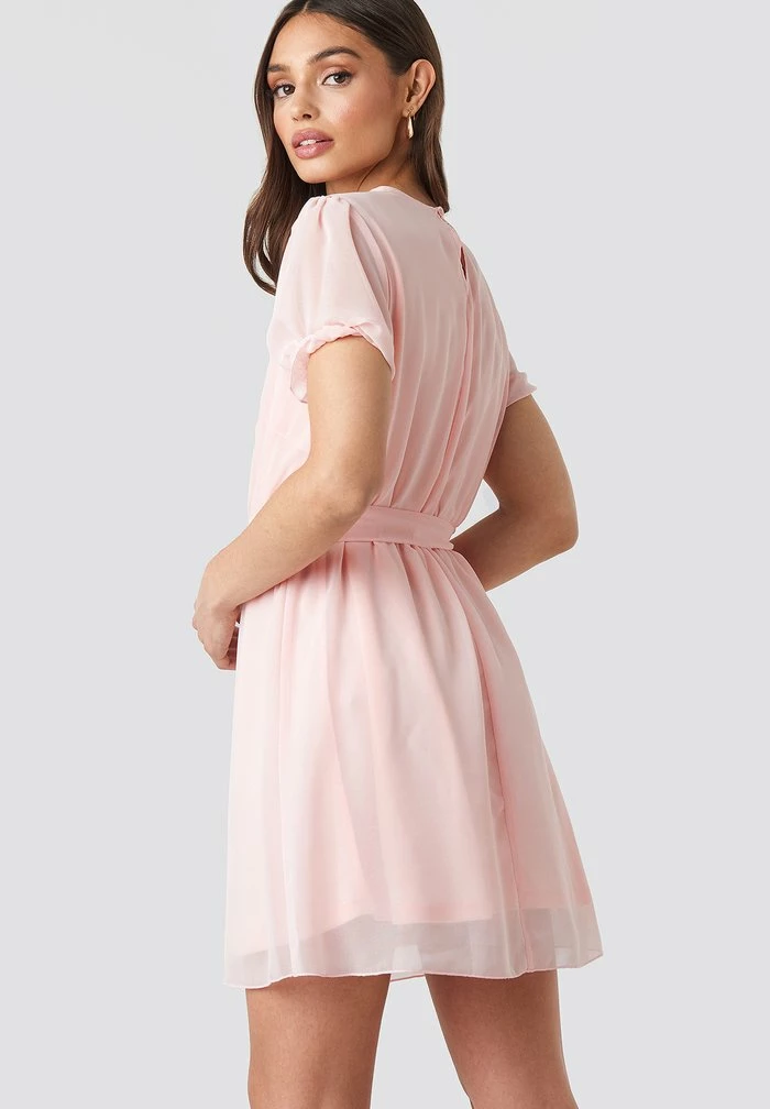 NA-KD Robe De Jour - Pink 3 NA-KD Robe De Jour - Pink – Image 3