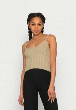 NA-KD SINGLET - Débardeur - Moss Green