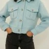 NA-KD Veste En Jean - Baby Blue