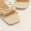 NA-KD Sandales - Creme -NA-KD Soldes Magasin f7fce2446e264f1dae7bb7392ec959ee