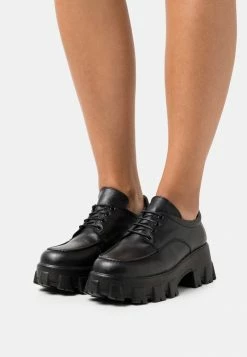 NA-KD CHUNKY BROGUES - Derbies - Black