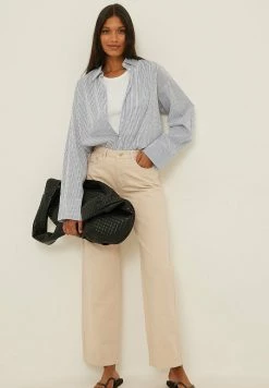 NA-KD MITTELHOHER - Jean Flare - Ecru