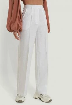 NA-KD Pantalon Classique - White