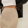 NA-KD Jupe Trapèze - Taupe -NA-KD Soldes Magasin fbc513d5774040549e2992a7ef8db604