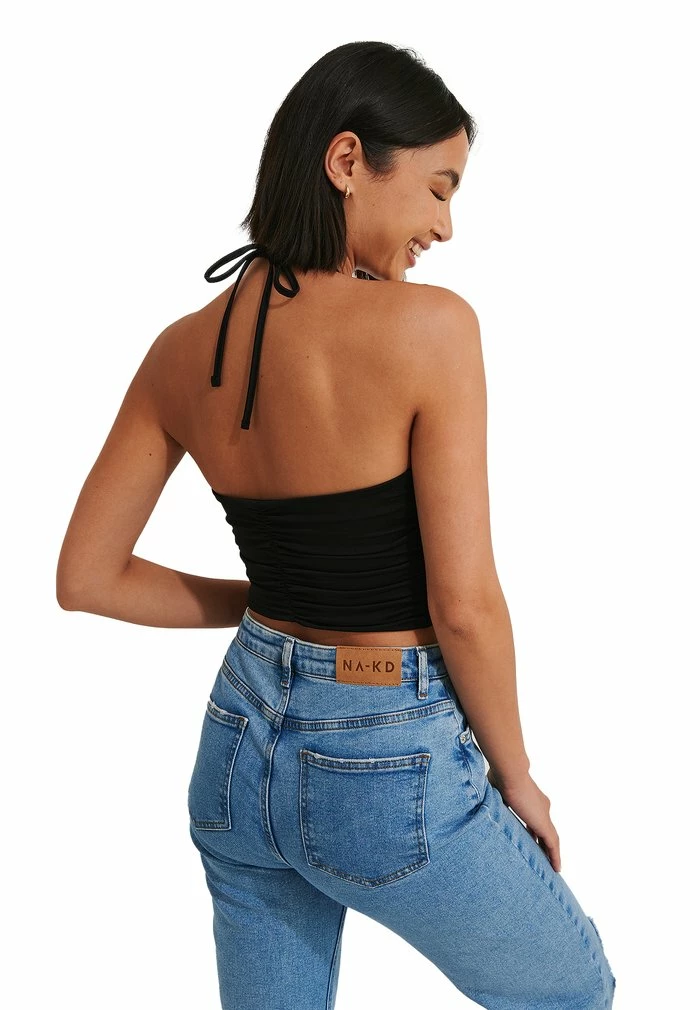 NA-KD DRAPIERTES - Débardeur - Black 2 NA-KD DRAPIERTES - Débardeur - Black – Image 2