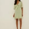 NA-KD Robe De Jour - Light Dusty Green -NA-KD Soldes Magasin ff3d453f81984feab892d5f75a11041c